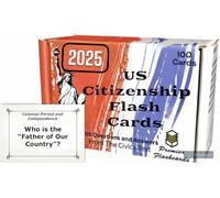 USCIS US Citizenship Test Study Flashcards Edición corregida | Las 100 preguntas y respuestas para el examen cívico de naturalización de los Estados Unidos | 2021 y 2022 | Fabricado en Estados Unidos
