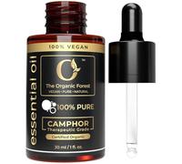 USDA Organic Camphor Essential Oil - 100% Pure, Natural, Steam Distilled Camphor Oil for Aromatherapy, Skin and Hair Care - Therapeutic Grade Essential Oil