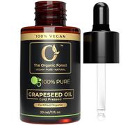 USDA Organic Grapeseed Oil - 100% Pure, Cold-Pressed, Non-GMO - Ideal Massage Oil, Face Oil, Hair Care, Skin Moisturizer - Best Grape Seed Oil for Skin & Hair - 1 Fl oz