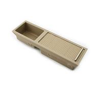 USDGIW para B&MW E46 3 Series 1998-2002 2003 2004 2005 2006 2007 Portavasos Coche Consola Central Delantera Organizador Almacenamiento Caja Monedas Central Caja Almacenamiento (Color : Beige)