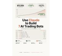 Use Claude to Build 7 AI Trading Bots: Stocks, Options, Crypto. The Multi-Strategy Playbook used for Backtesting and Live Trading (AI Trading Bot Series)