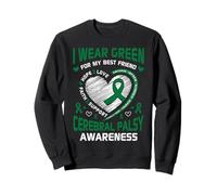 Use Green For Friend Conciencia del síndrome de parálisis Cerebral Sudadera