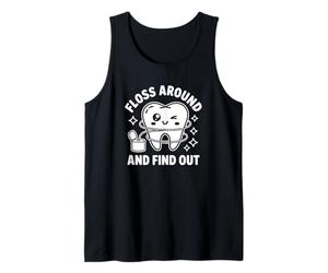 Use Hilo Dental y descubra - Dentista Divertido Camiseta sin Mangas