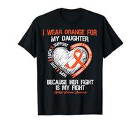 Use Naranja para el Mes de concientización sobre la Esclerosis múltiple de la Hija Camiseta
