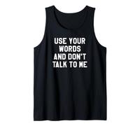 Use Your Word and Don't Talk to Me Until I've Had My Coffee Camiseta sin Mangas