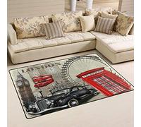 Use7 Alfombra antideslizante para salón, dormitorio, 50 x 80 cm