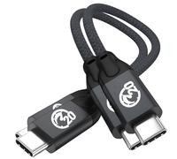 UseBean Cable USB C a USB C 100W 0.2M (2 Pack), USB 3.2 Gen2 20Gbps Tipo C Cable de PD Carga Rápida Transmisión de Vídeo 4K@60Hz,para iPhone 15 Plus Pro Max,MacBook,iPad Pro,Galaxy S24/Ultra/S23