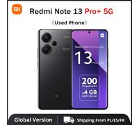 Used Phone Redmi Note 13 Pro Plus 5G Global Version 8GB+256GB Black Smartphone (Excellent Condition) Black(Used Phone)