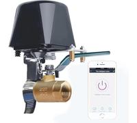 UseeLink Smart Water Valve, Wifi, válvula de agua WiFi, válvula de agua inteligente cerrada, temporizador de riego automático de válvula de bola, compatible con Alexa y Google