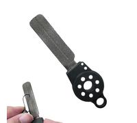 usefulbeauty Afilador para anzuelos de | Herramienta de Relleno 2 en 1 portátil para señuelos, Corrector de anzuelos de - para Agua Dulce Estanque Lago río Uso Interior y Exterior