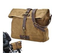 usefulbeauty Alforjas para sillín de moto, bolsas para bicicleta, bolsillos laterales para cruiser, viajes, ATV, carretera, montaña, scooter, excursiones