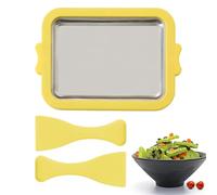 usefulbeauty Bandeja para helado instantáneo, máquina para hacer helado instantáneo - Máquina para hacer helados enrollados de acero inoxidable,Máquina de yogur congelado, máquina de rollo de