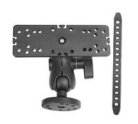 usefulbeauty Base de Montaje para Detector de Peces - Soporte electrónico Universal extraíble - Placas de Montaje Universal con rotación de 360 Grados - para Kayak Accesorios