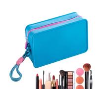 usefulbeauty Bolsa de Maquillaje de Silicona de Viaje, Bolsa de cosméticos portátil - Bolsa de Maquillaje Colorida - Bolsa cosmética de la Materia del cosmético de la Cremallera de la Bolsa de la