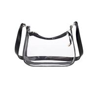 usefulbeauty - Bolsas transparentes para mujer, bolsa transparente para mujer, para trabajo, escuela, viajes, playa, escuela, festival, concierto, Negro , Se référer au descriptif