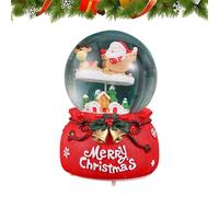 usefulbeauty Caja De Música Luminosa - Decoración De Navidad Para El Hogar, Bola De Caja De Música Con Luz LED | Para Dormitorio, Mesa, Estantería, Taquillas, Bibliotecas Y