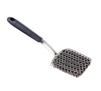 usefulbeauty Cepillo De Limpieza Para Parrilla,Cepillo De Rurar Mango Largo De Silicona - Raspador De Acero Inoxidable, Herramienta Para Limpiar La Parrilla Al Aire Libre, Barbacoa De Jardín Y Olla De
