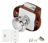 usefulbeauty Cerradura De Puerta Principal Para Autos | Cerrojo de Aleación de Zinc sin Llave para Puertas,Recambio De Pestillo Para Caja AutoFurgoneta Baño
