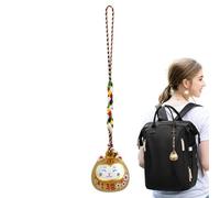 usefulbeauty Colgante de campana de gato de la suerte, campana del del teléfono del gato de la suerte, colgante de campana animal, mochila decorativa colgante de gato símbolo de y de, Se