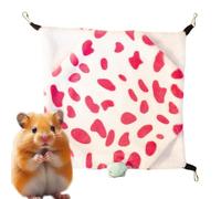 usefulbeauty Cueva de hámster, cabaña de hámster, pequeña casa para mascotas - nido de jaula de ardilla de algodón cálido, cama cómoda para animales pequeños para hámster, ardilla, tamia