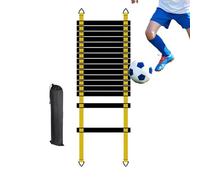 usefulbeauty Escalera de Entrenamiento para el Juego de Pies - Equipo de Fitness Portátil con de Transporte,Conjunto de Escaleras de Velocidad para Fútbol | para Atletas de Bádminton Tenis Fútbol y