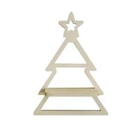 usefulbeauty - Estantería de pared para árbol de Navidad, estante de pared de madera, estante decorativo de árbol de Navidad, para baño, salón, dormitorio, decoración de pared