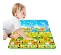 usefulbeauty Estera para gatear,Alfombra de juego de espuma para bebés | Tapete de juego para suelo infantil, plegable, impermeable, grande, 71x79 pulgadas, tapete de espuma EVA para niños, desde