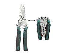 usefulbeauty Herramienta de pelado de cables, herramientas de alicates para electricista profesional - Herramienta manual eficaz para pelar cables - Alicates de engarzado multifuncionales, pelacables
