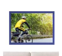 usefulbeauty Marco de fotos magnético, desmontable, A4, marco para tarjetas postales, práctico accesorio para el hogar para el día de la madre, boda, oficina, vacaciones, viajes, aula, vacaciones