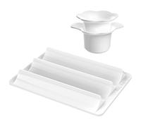 usefulbeauty Molde Para Cake | Cortador Y Empujador Para Cake Con Bandeja | Utensilios De Repostería Para Postres Muffins Chocolate Cumpleaños Escuela Casa Bodas