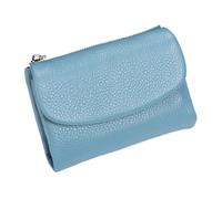 usefulbeauty Monedero para mujer - Cartera de piel artificial para mujer - Cartera de bolsillo ligera con gran capacidad para adolescentes, estudiantes y adultos, estilo moderno, azul, Se référer au