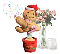 usefulbeauty Muñeco De Árbol De Navidad Bailarín - Muñeco Árbol de Navidad Eléctrico Canta y Se,Decoración Navideña para El Hogar - Fiestas Cumpleaños Acción de Gracias