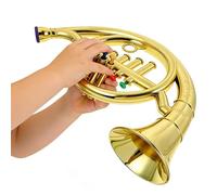 usefulbeauty Saxofón juguete para - Instrumento educativo y realista para iniciar la música - Trompeta para cumpleaños, de viaje, juego de guardería, casa, aula de los niños