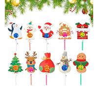 usefulbeauty Soporte Para Piruletas Navideñas - Envoltorio De Papá Noel Para Tarjetas Y Paquetes - Para Postres Chocolate Y Mesa De Bienvenida Invernal,Para Cumpleaños