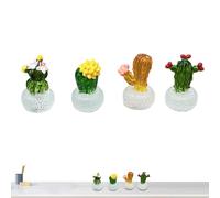 usefulbeauty suculenta en maceta simulada, cactus simulado | falsas suculentas coloridas | Pequeños artificiales, multicolor para la decoración de la mesa, falsas flores claras y creativas para Le