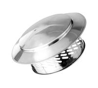 usefulbeauty - Tapa redonda de acero inoxidable, tapa de viento para tubería de estufa y chimenea de leña, para tubería de estufa al aire libre, horno calentador de agua albañilería