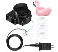 usefulbeauty Ventilador inflable | Soplador de 12 V para decoraciones de Halloween | con guirnalda luminosa LED, máquina de soplado para jardín, terraza, césped, Halloween, máquina de soplado