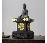 USFJATI Altar De Santuario Doméstico,Soporte De Santuario Personal,Mesa Budista Bambú,Base, para Dormitorio,Sala Estar,Oficina Que Ofrece Adoración A Dioses Y Budas.