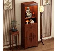 USFJATI Gabinete de Oración Budista Altar Budista, Mesa de Altar Personal, Mueble de nicho budistas, Se Utiliza para rituales budistal y oraciones a los Santos en casa.