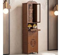 USFJATI Mesa de Altar Personal,Gabinete de Oración Budista Altar Budista,Mueble de Nicho Budistas,Se Utiliza para Rituales Budistal y Oraciones a Los Santos en Casa.