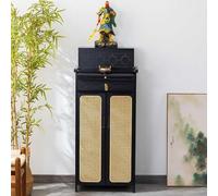 USFJATI Recibidor para la Entrada para Uso Familiar Gabinete de Oración Budista Mesa de Altar Personal, Mueble de Nicho Budistas, Se Utiliza para Rituales Budistal Y Oraciones A Los Santos En Casa.