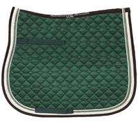 USG Dressage Quillted Gamuza de sillín con Cuerda Doble Piping