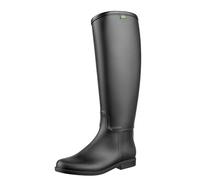 USG Happy Boot Starter Botas de equitación negro mate 100% impermeables EU 33, 42 hombres, unisex, para adultos, clásicas, planas, impermeables, para equitación, festividad, naturaleza