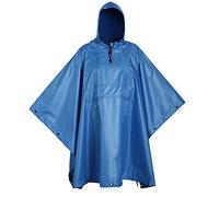 USGI Industries - Poncho de estilo militar multiusos, material ripstop (antidesgarro), de camuflaje, para lluvia, Azul ártico, talla única