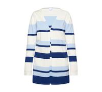 usha BLUE LABEL Cárdigan 'Lynnea' azul claro / azul oscuro / blanco M-L azul claro / azul oscuro / blanco