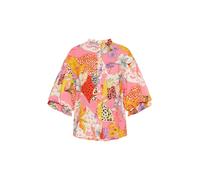 Usha Blusa 'Fashion Look' dorado / lavanda / rosa claro / rojo XL dorado / lavanda / rosa claro / rojo