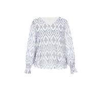 usha FESTIVAL Blusa 'Fashion Look' zafiro / azul claro / blanco S zafiro / azul claro / blanco