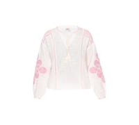 usha FESTIVAL Blusa 'Spring Summer' rosé / altrosa / blanco L rosé / altrosa / blanco