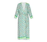 usha FESTIVAL Kimono 'Fashion Look' beige / azul claro / amarillo / verde M EUR