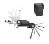 USHAKE Herramienta multifunción para bicicleta MTB, herramientas multifunción para bicicleta con funda de transporte, fácil de llevar y ligera